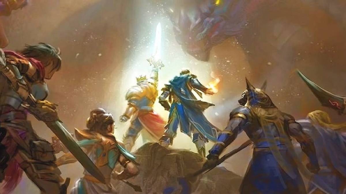 Smite characters team up to fight overarching challenge