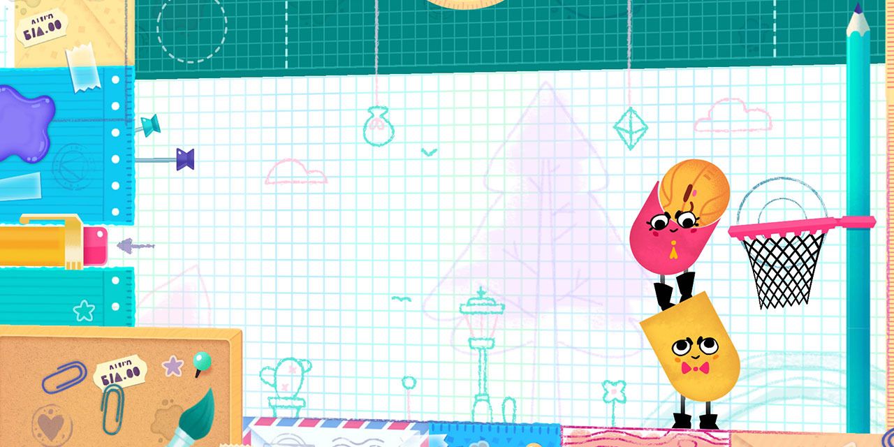 Snipperclips Cut it Out Together Basketball