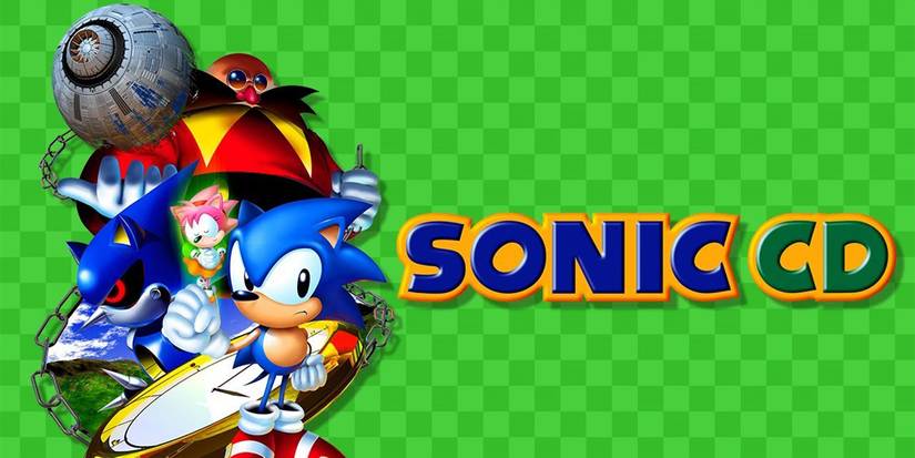 Cover art of Sonic CD with key characters
