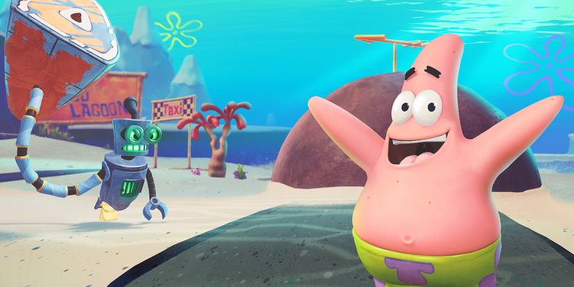 Spongebob Squarepants Battle For Bikini Bottom Rehydrated Patrick Star Cropped