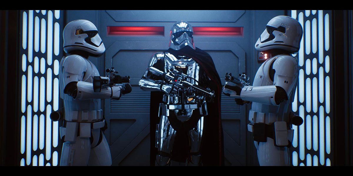 stormtroopers and captain phasma