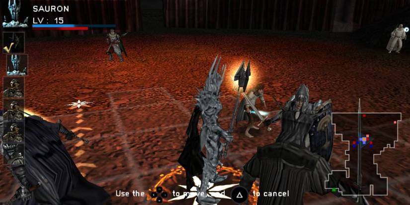 Sauron being selected