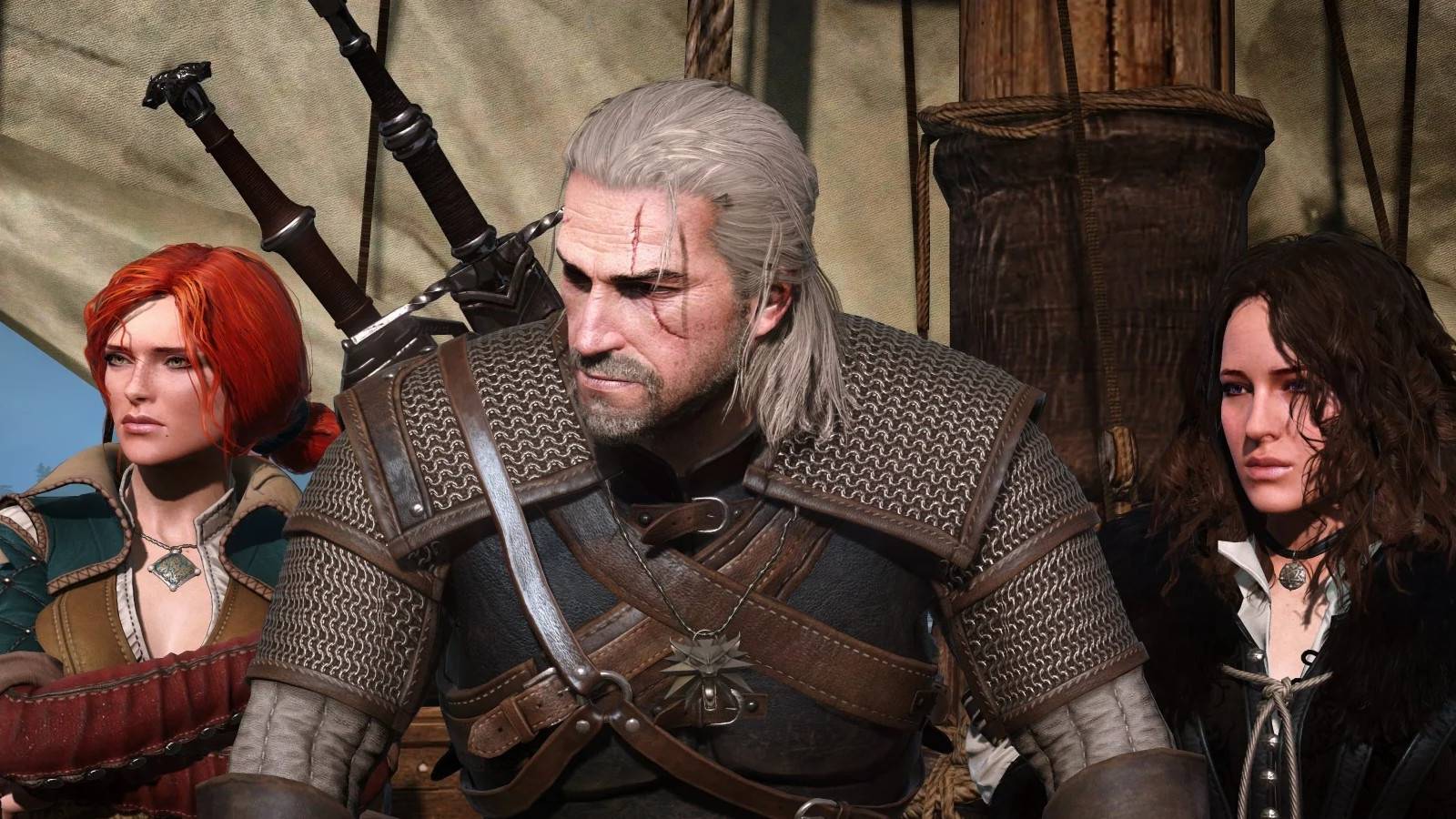 The Witcher 3 Geralt Yennefer Triss