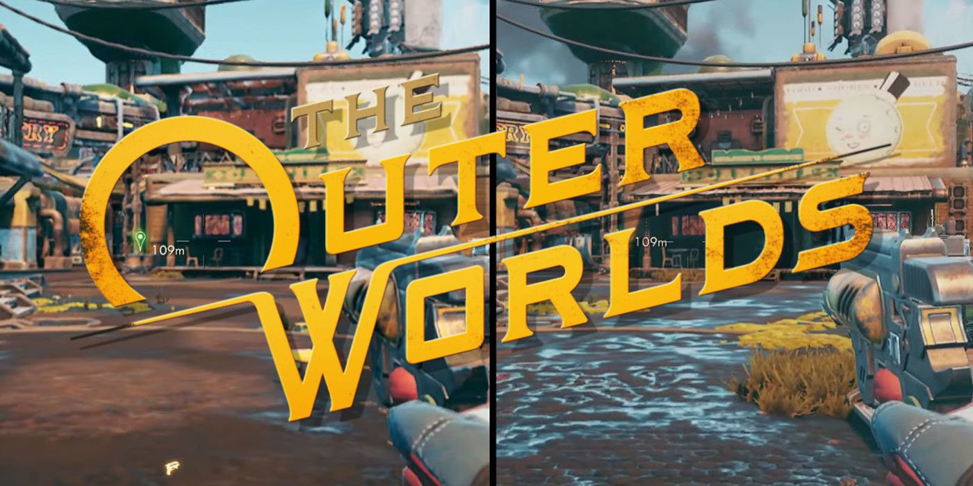Outer Worlds graphics comparison show how blurry Switch port is