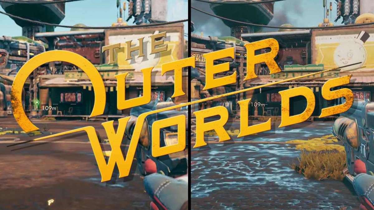 Outer Worlds graphics comparison show how blurry Switch port is