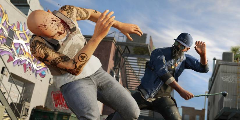 Thunder Ball in Watch Dogs 2 being used for a takedown