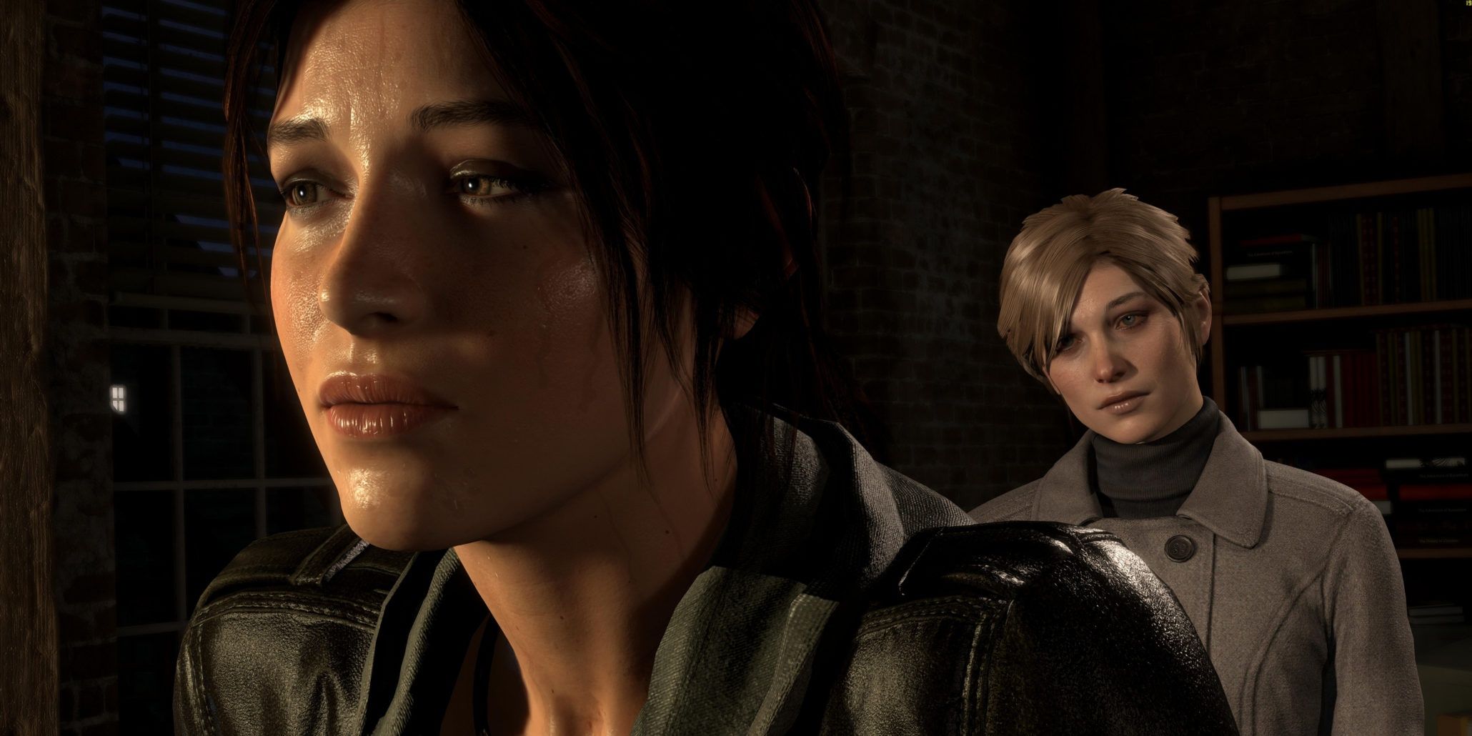 Anna And Lara Talking In Rise Of The Tomb Raider