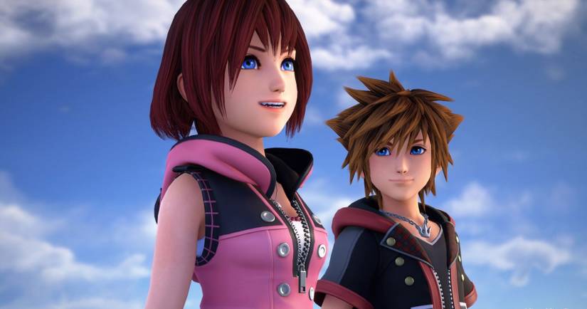 Kingdom Hearts 3 Sora and Kairi