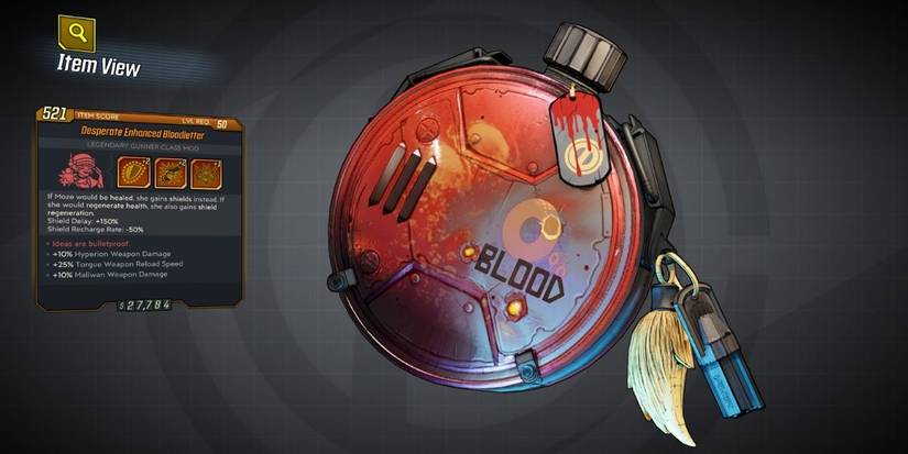 Borderlands 3 Bloodletter legendary