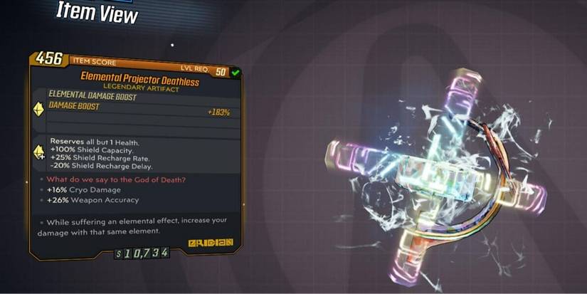 Borderlands 3 Deathless legendary