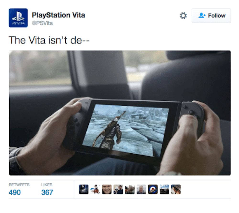 Vita isn't dead meme copy