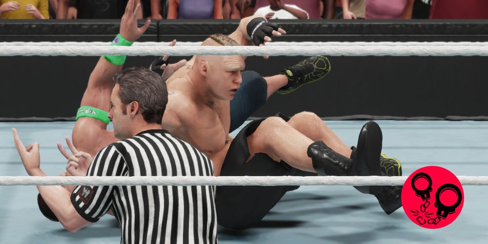 WWE-2K-Resiliency-Payback-John-Cena-Kicks-Out-At-Two-From-Brock-Lesnar