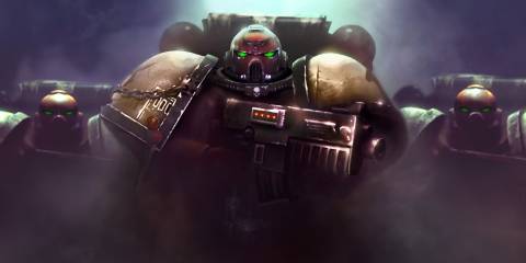 Warhammer 40k Dawn of War 2 Space Marine Concept Art Cropped