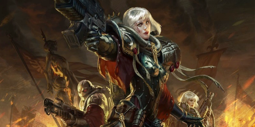 Warhammer 40k Sisters of Battle Promo Art