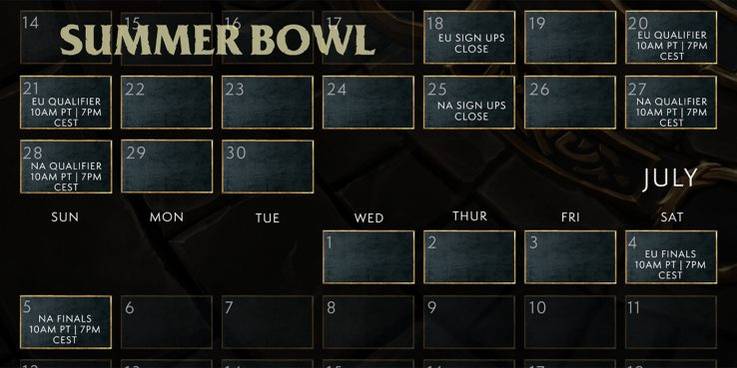 World of Warcraft Classic Summer Bowl schedule