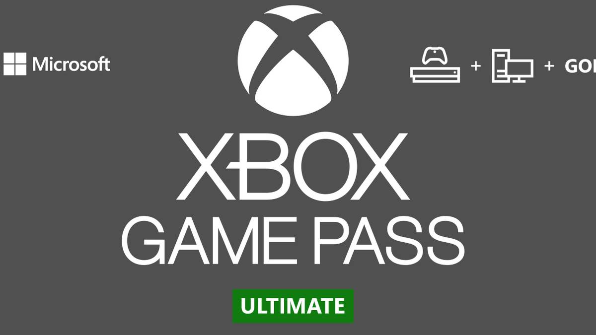 Xbox Game Pass Ultimate game card logo grey microsoft