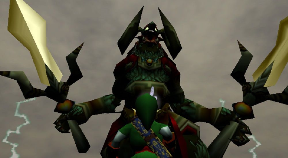 Final Ganon battle from Zelda Ocarina of Time