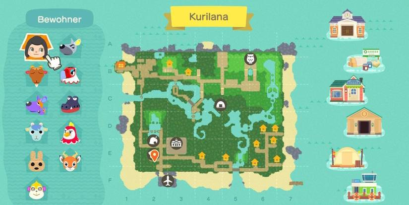 acnh sea horse island map