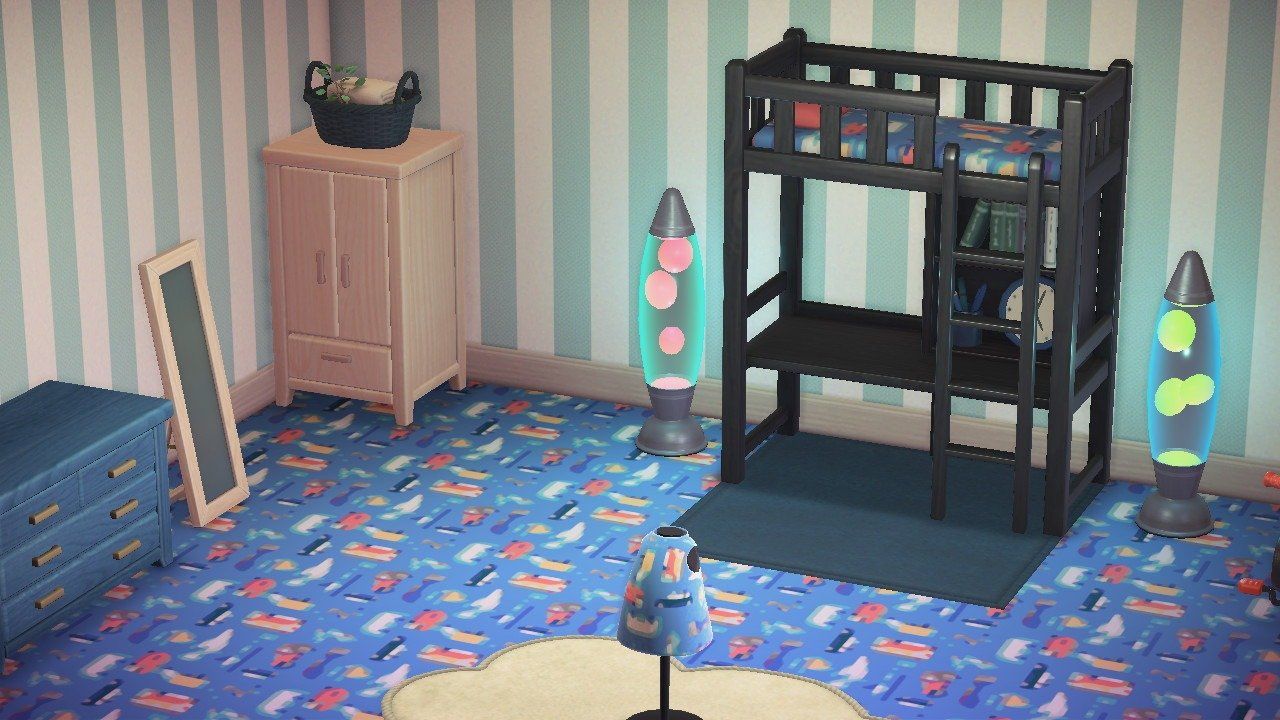 animal crossing wheels print flooring