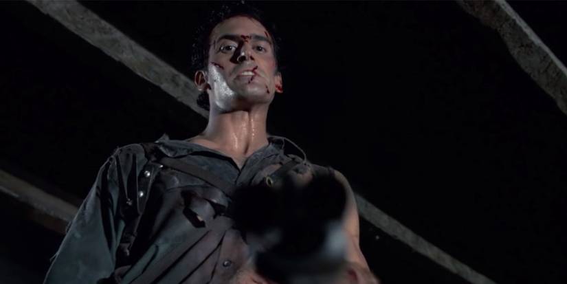 ash williams evil dead 2 bruce campbell shotgun