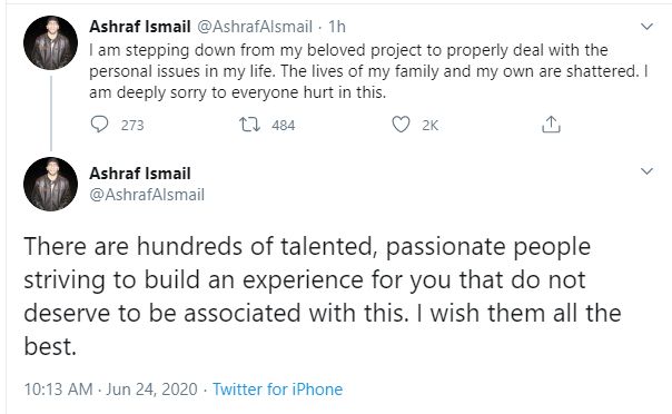 Ashraf Ismail affair tweet