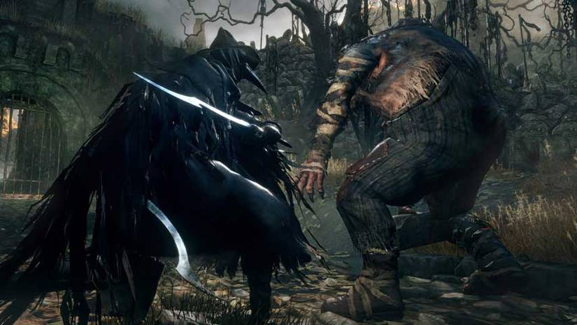bloodborne fighting