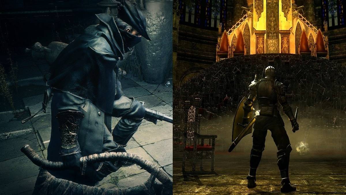 Bloodborne Demon's Souls cover.