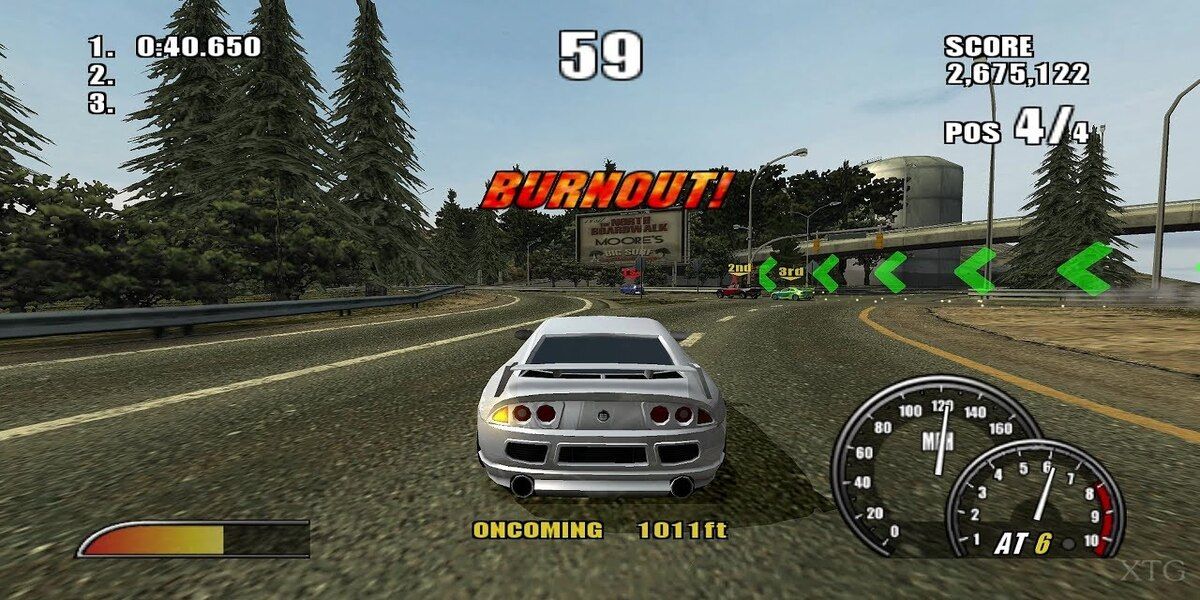 Burnout 2 - Racing gameplay