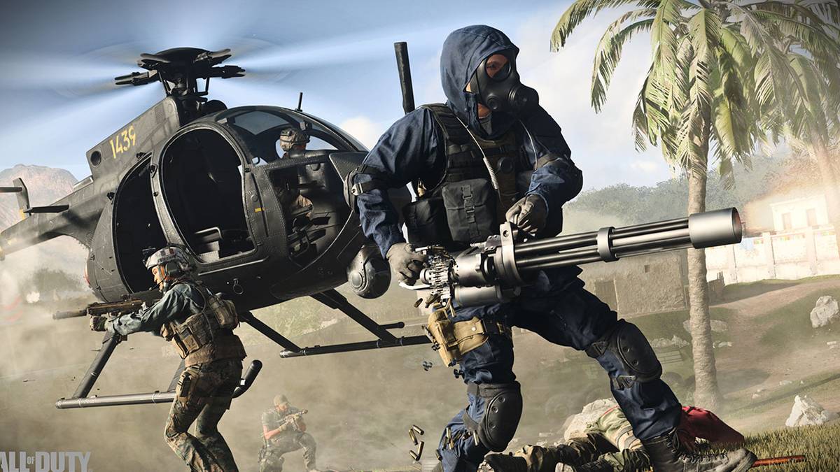 call of duty warzone modern warfare minigun