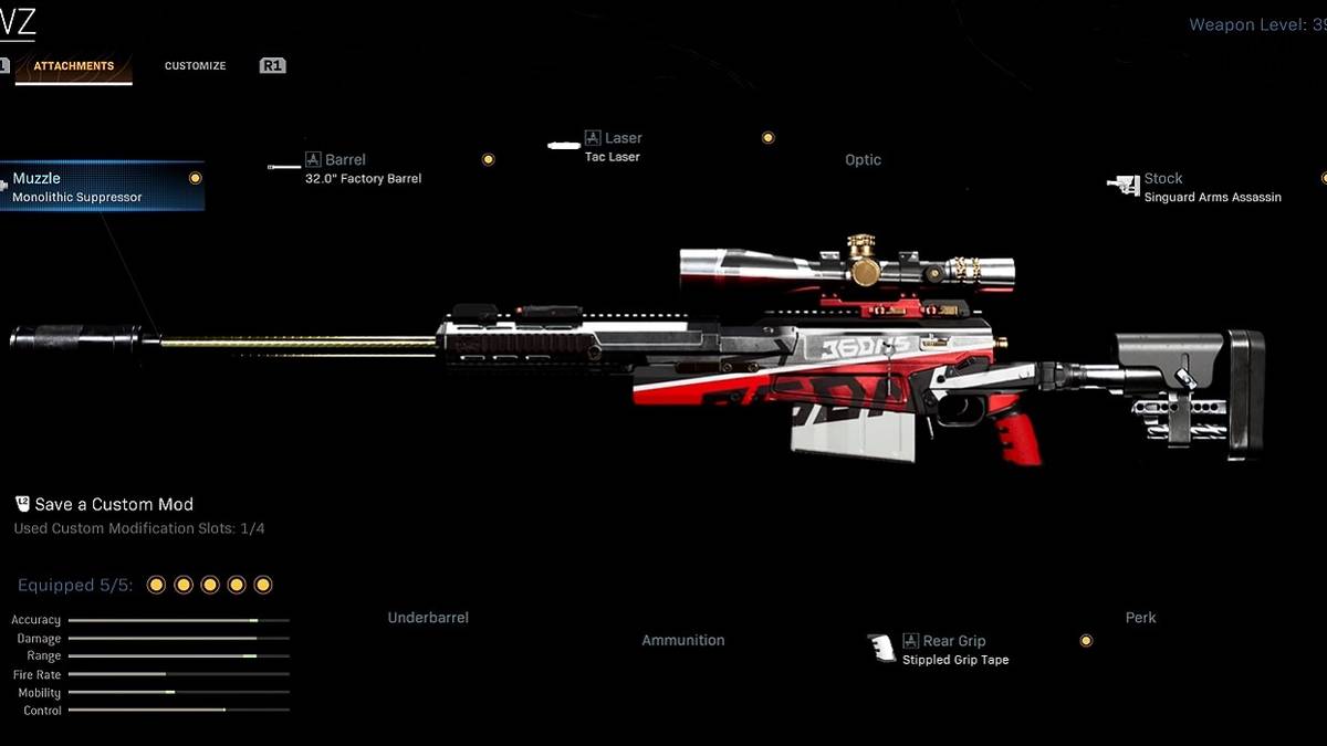 call of duty warzone op ax-50 loadout