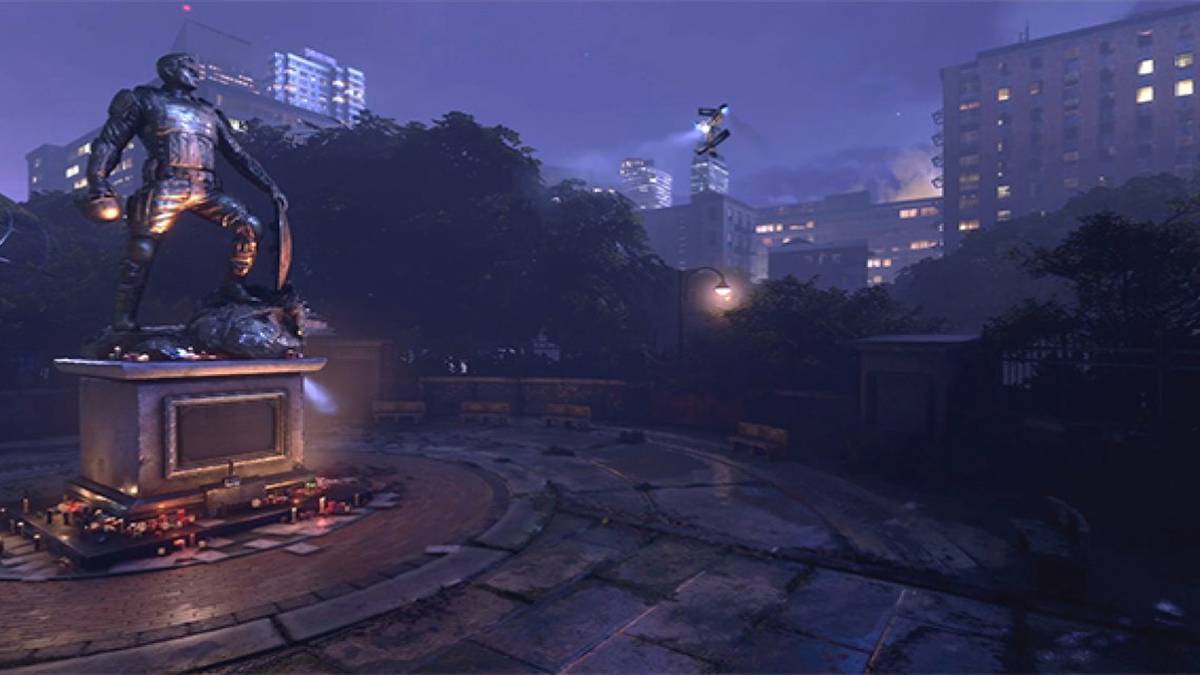 Captain America statue