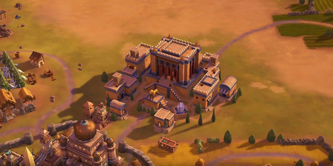Civilization 6 Apadana Constructed Next To A Desert
