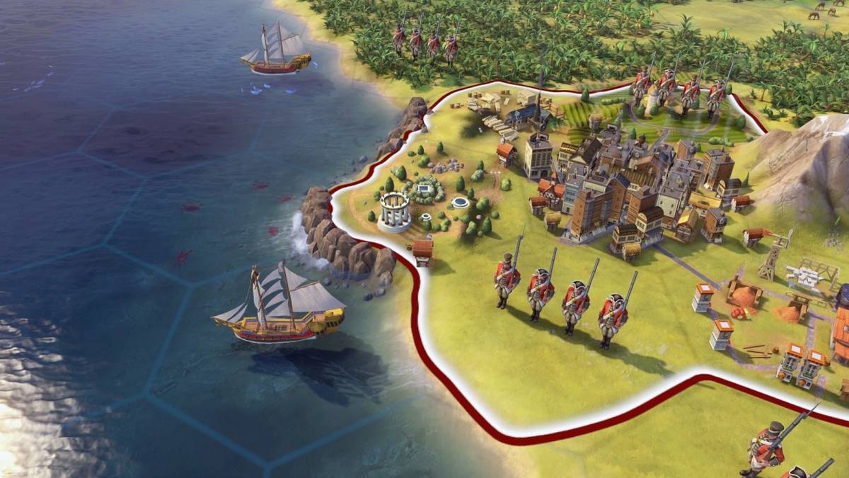 Civilization 6 Redcoats