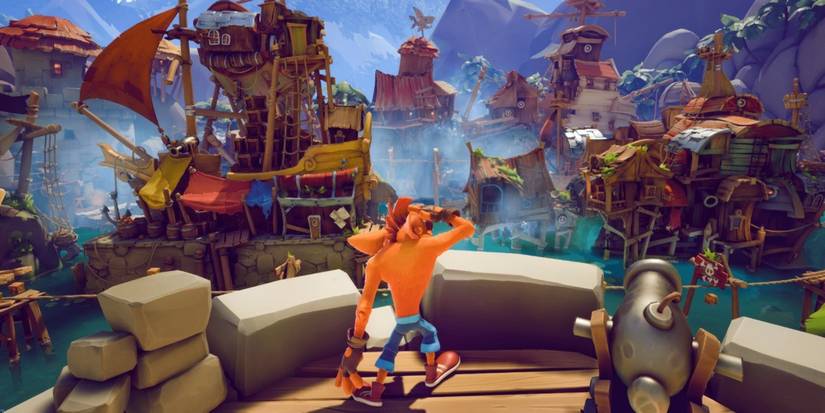 crash bandicoot pirate town