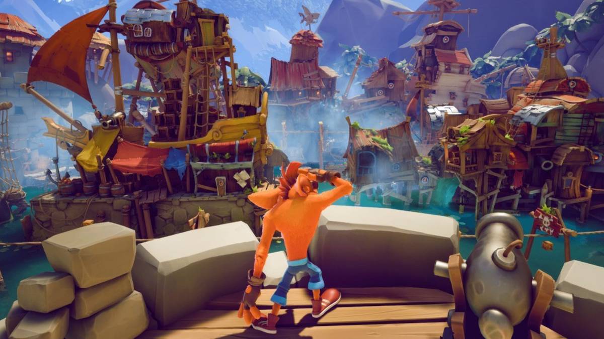 crash bandicoot pirate town