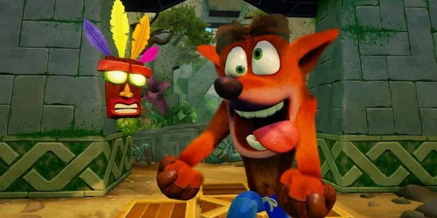 crash bandicoot funny face