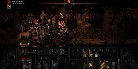 Walking around in Darkest Dungeon