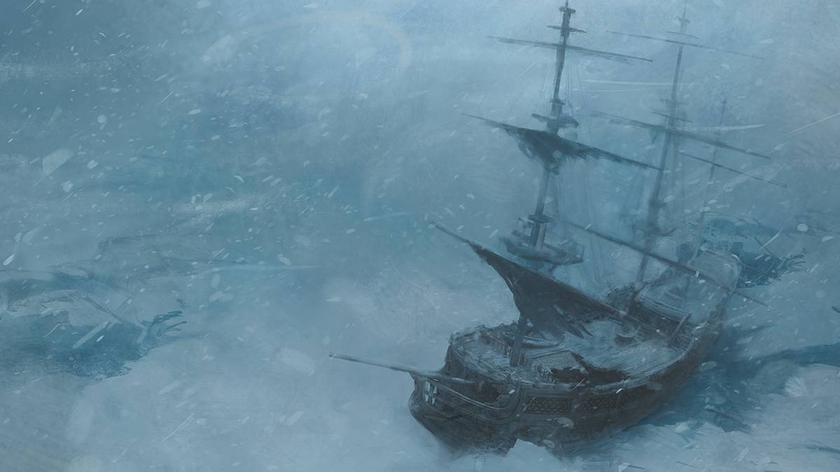 DnD icewind dale frozen boat