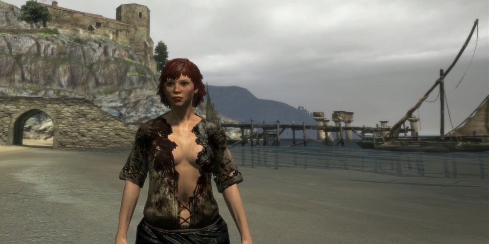 Removing the Arisen's chest scar in Dragon's Dogma with a mod