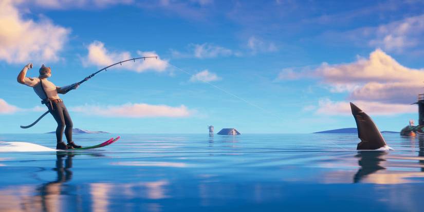 fortnite loot shark riding