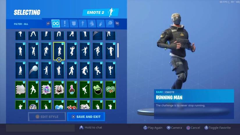 fortnite running man emote