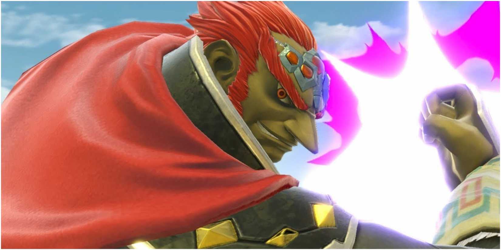 ganondorf action pose in Smash Bros Melee 