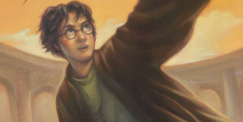 harry potter deathly hallows book cover