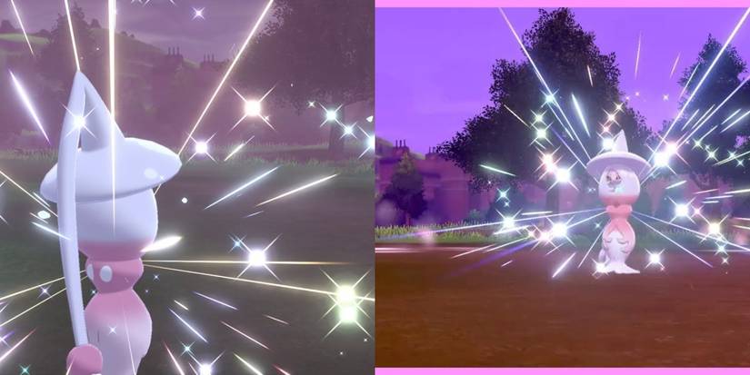 fairy pokemon with a hat and long hair using an attack