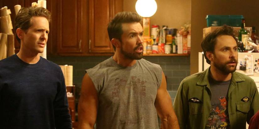 dennis, mac, and charlie in it's always sunny in philadelphia
