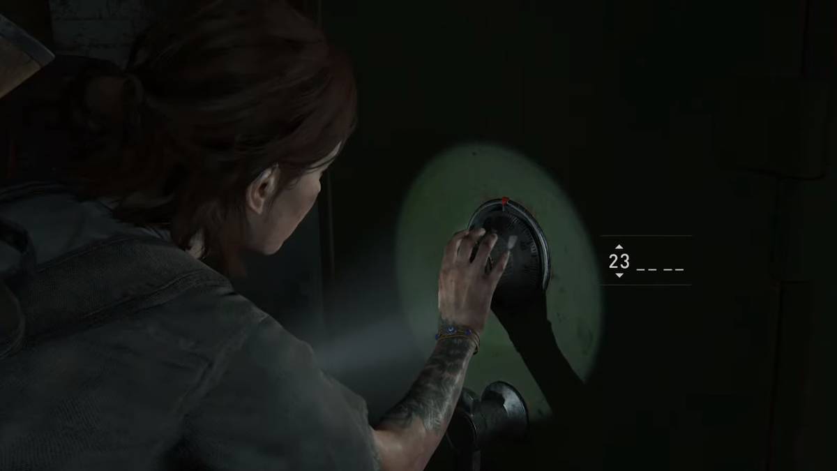 last of us 2 auto shop safe combination