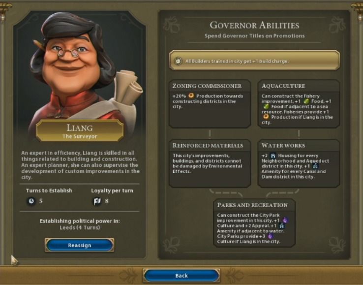 Liang Governor Civ 6