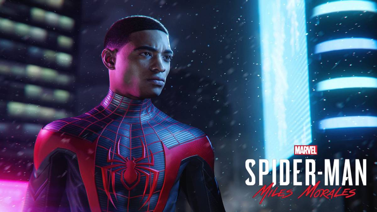 PS5 miles morales no mask with logo