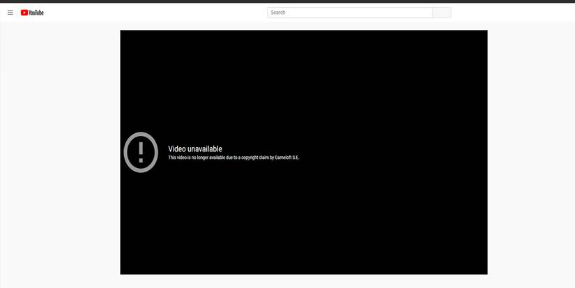 YouTube Copyright strike
