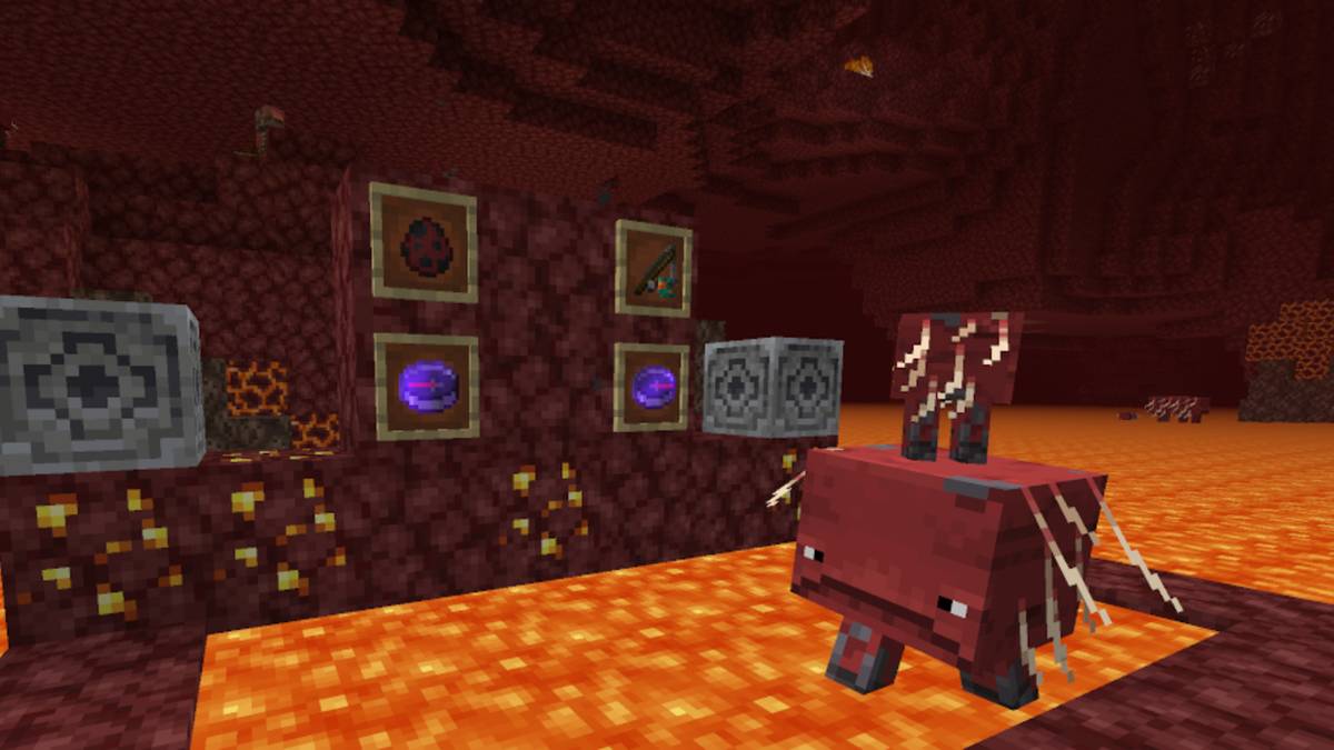 Minecraft: How to Ride a Strider in the Nether Update